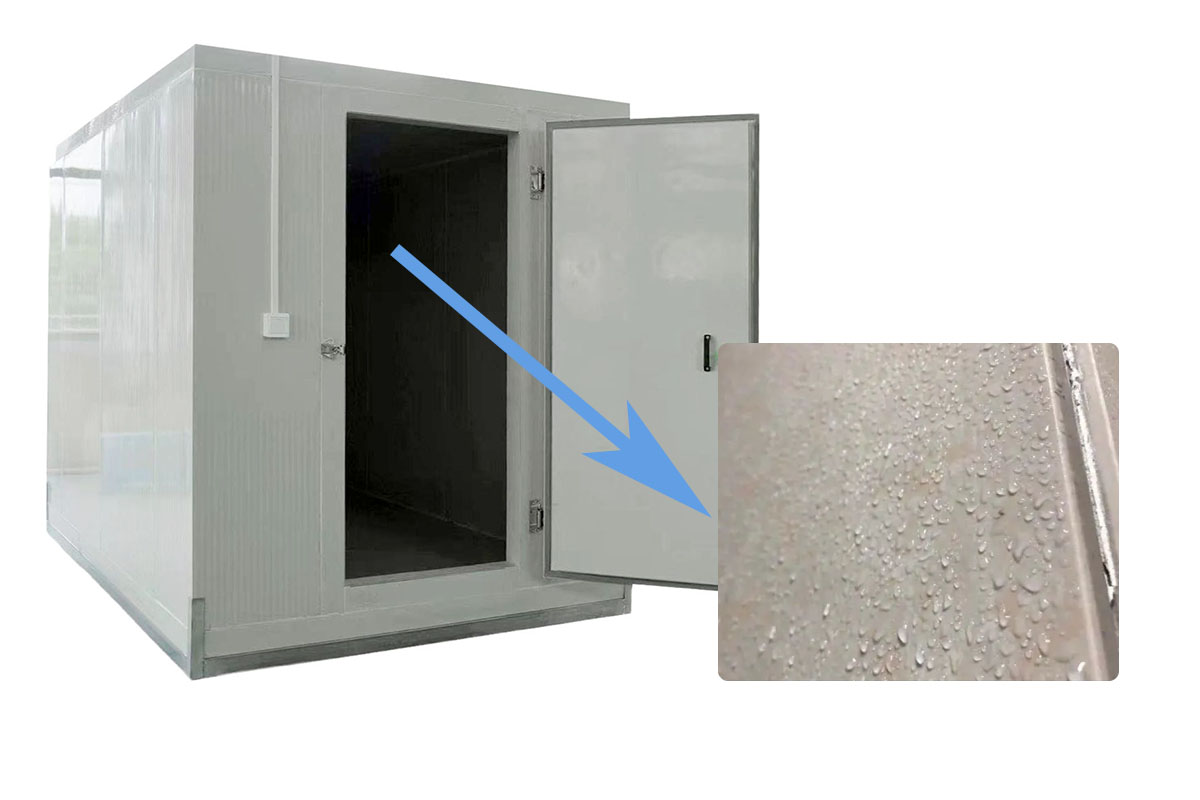 Analysis and practical solutions to the problem of condensation water on the surface of cold storage panels