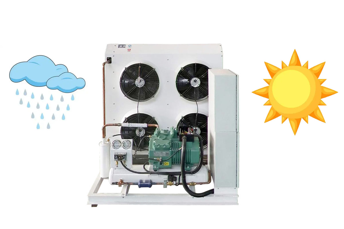 Guidelines for Moisture and Sun Protection of Outdoor Refrigeration Units Guidelines for Moisture and Sun Protection of Outdoor Refrigeration Units